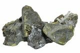 Cubic Pyrite, Quartz, Sphalerite & Chalcopyrite Association - Peru #169657-1